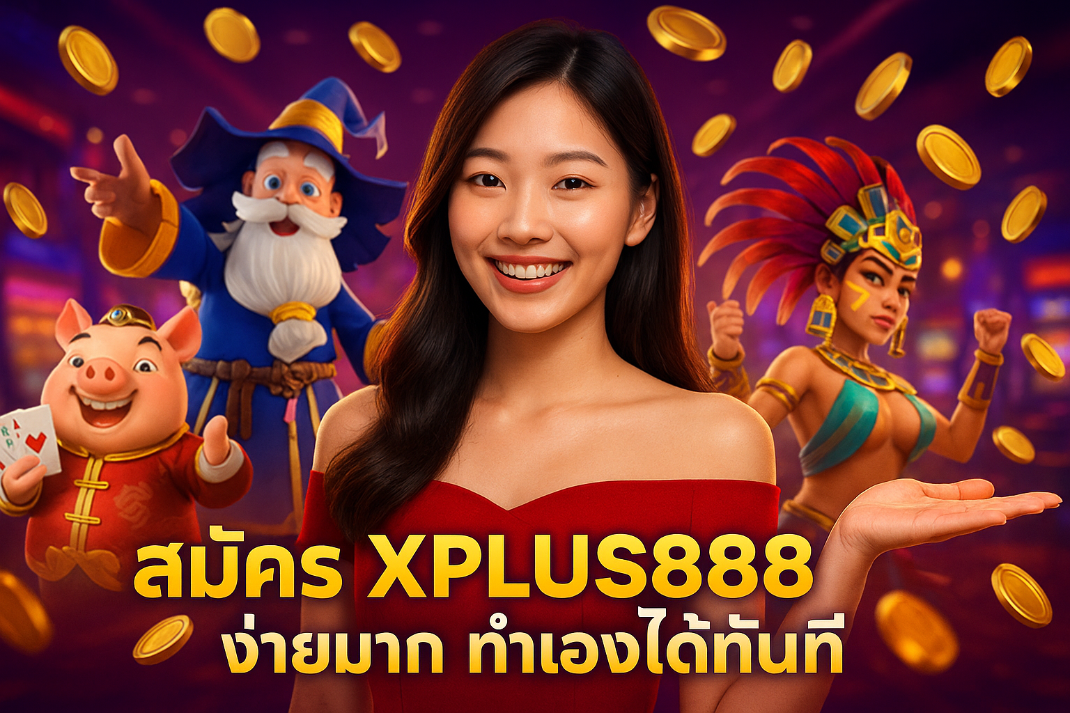 สมัคร XPLUS888 ง่ายมาก ทำเองได้ทันที