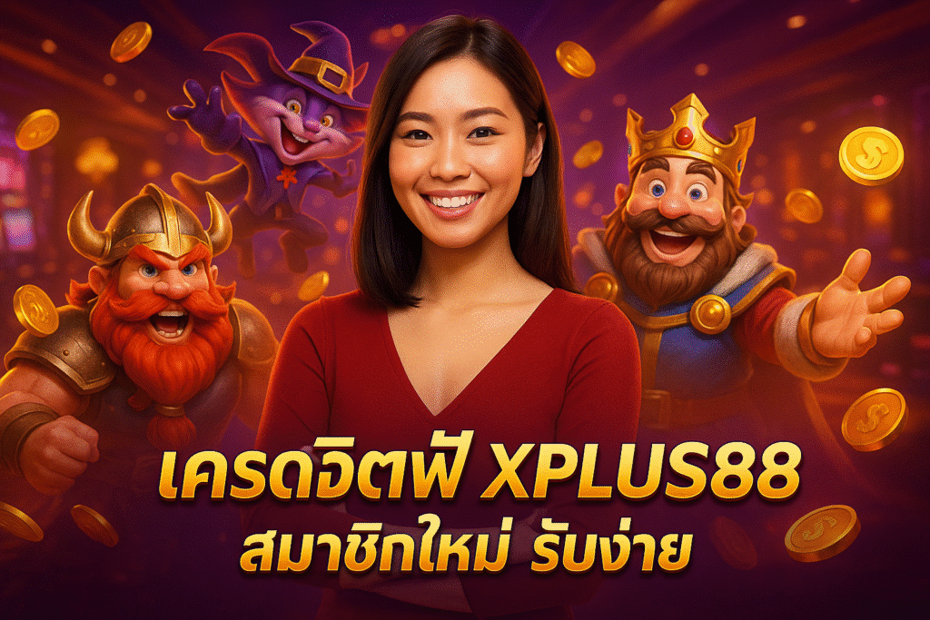 เครดิตฟรี XPLUS888 สมาชิกใหม่ รับง่าย